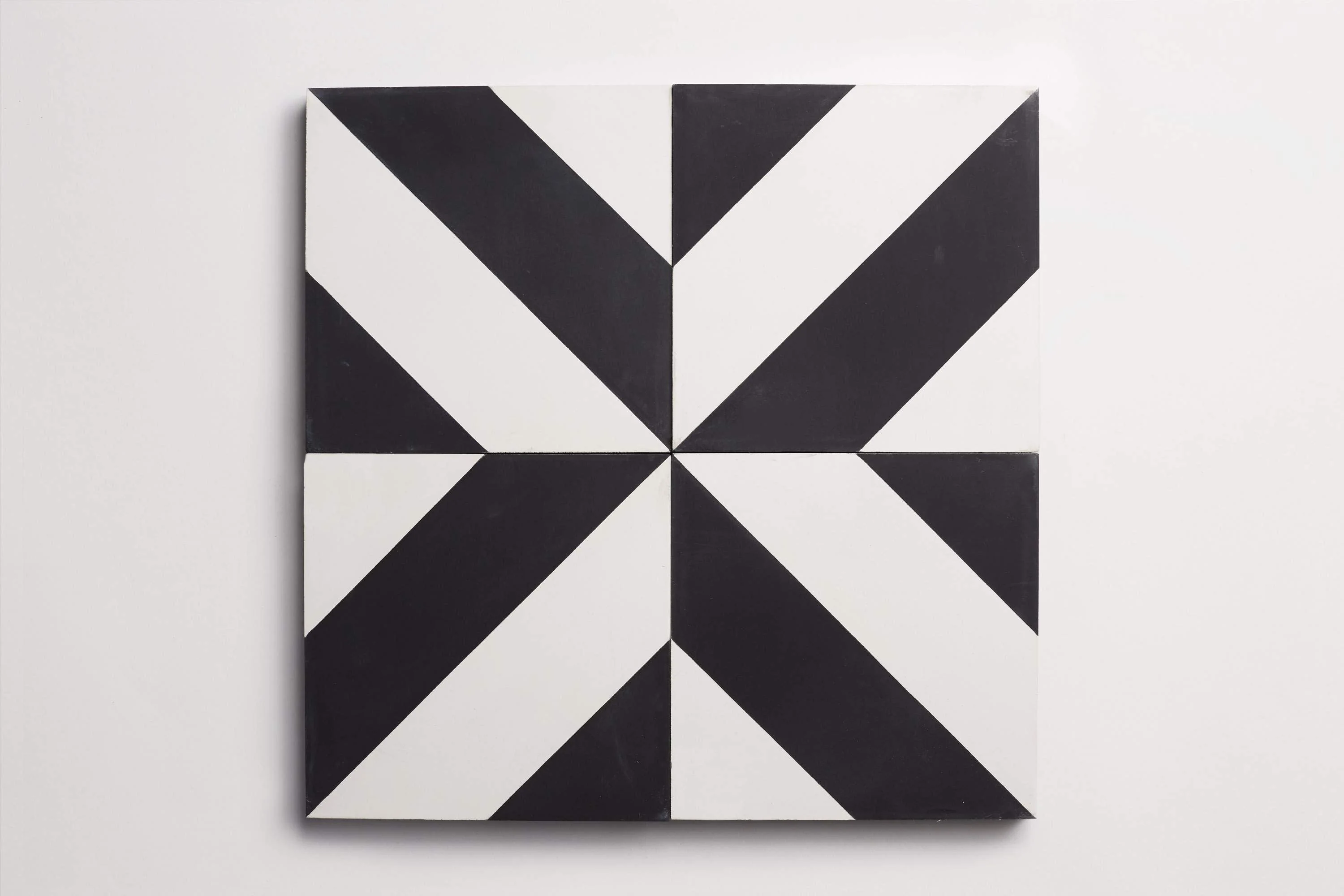 cement | Industrial milan | black + white ~ 8"x8"x⅝" - Image 3