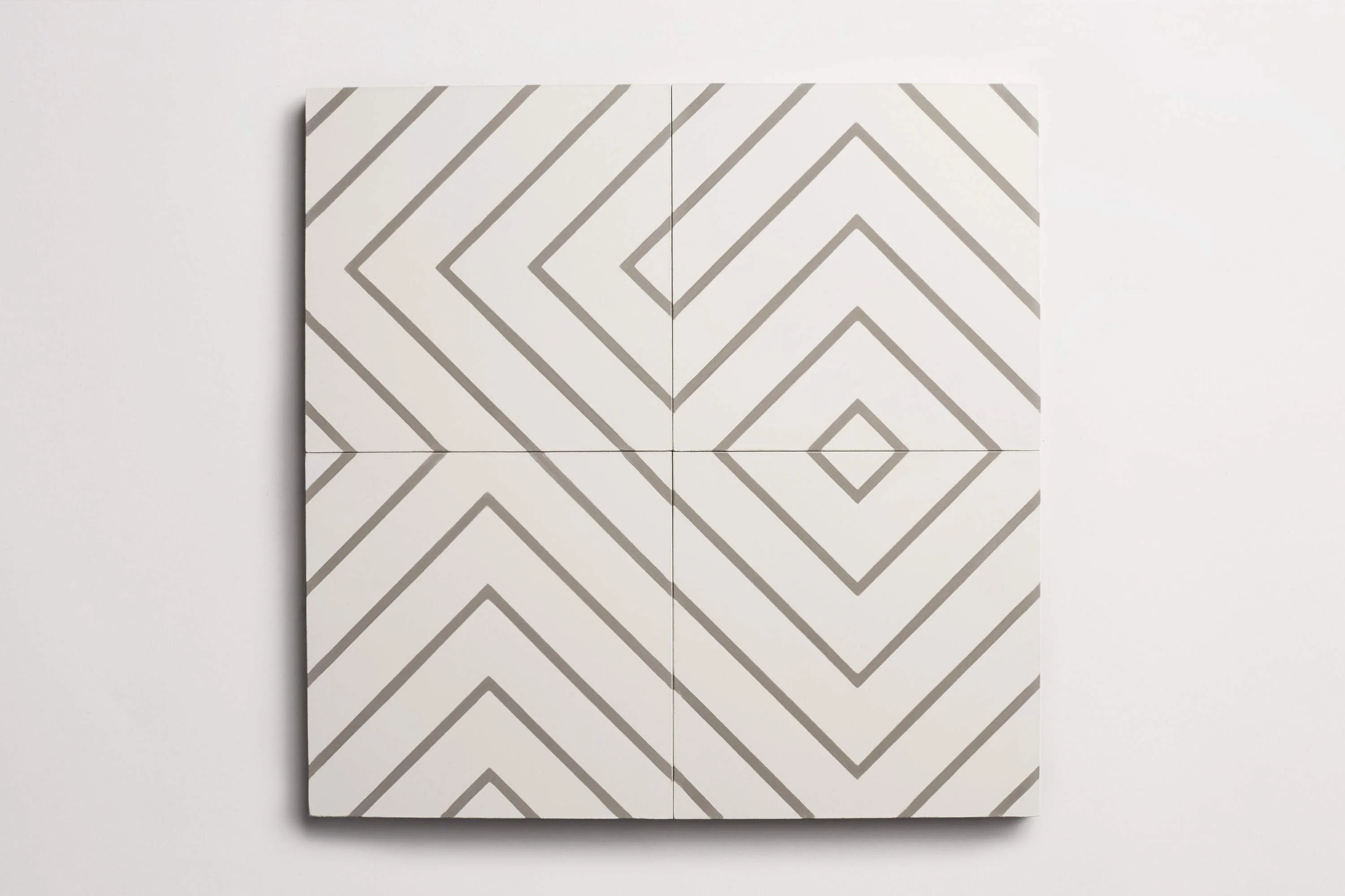 cement | zenith | white + metal ~ 8"x8"x⅝" - Image 3