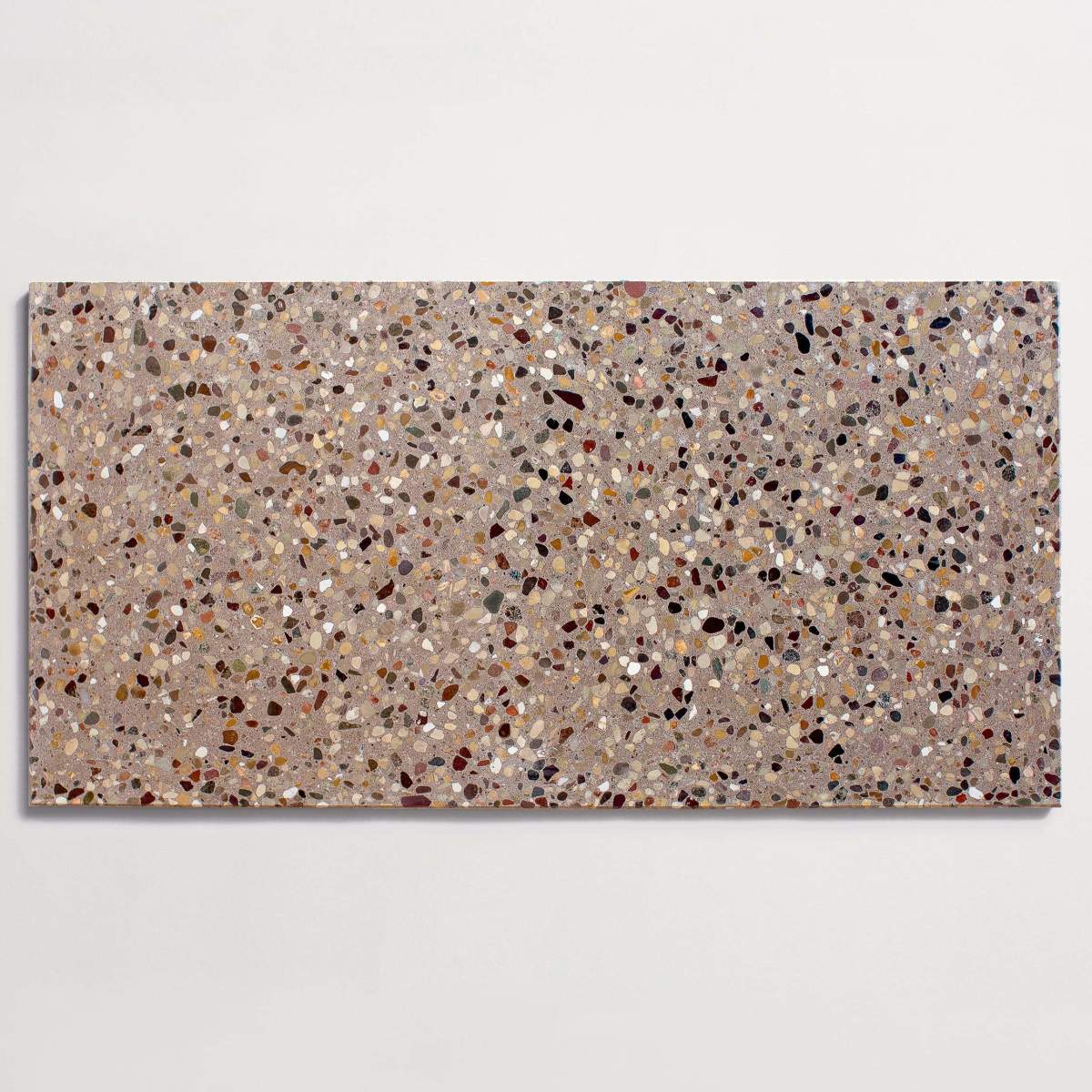 forage terrazzo | mouse | rectangle ~ 12"x24"x⅝" - Image 3