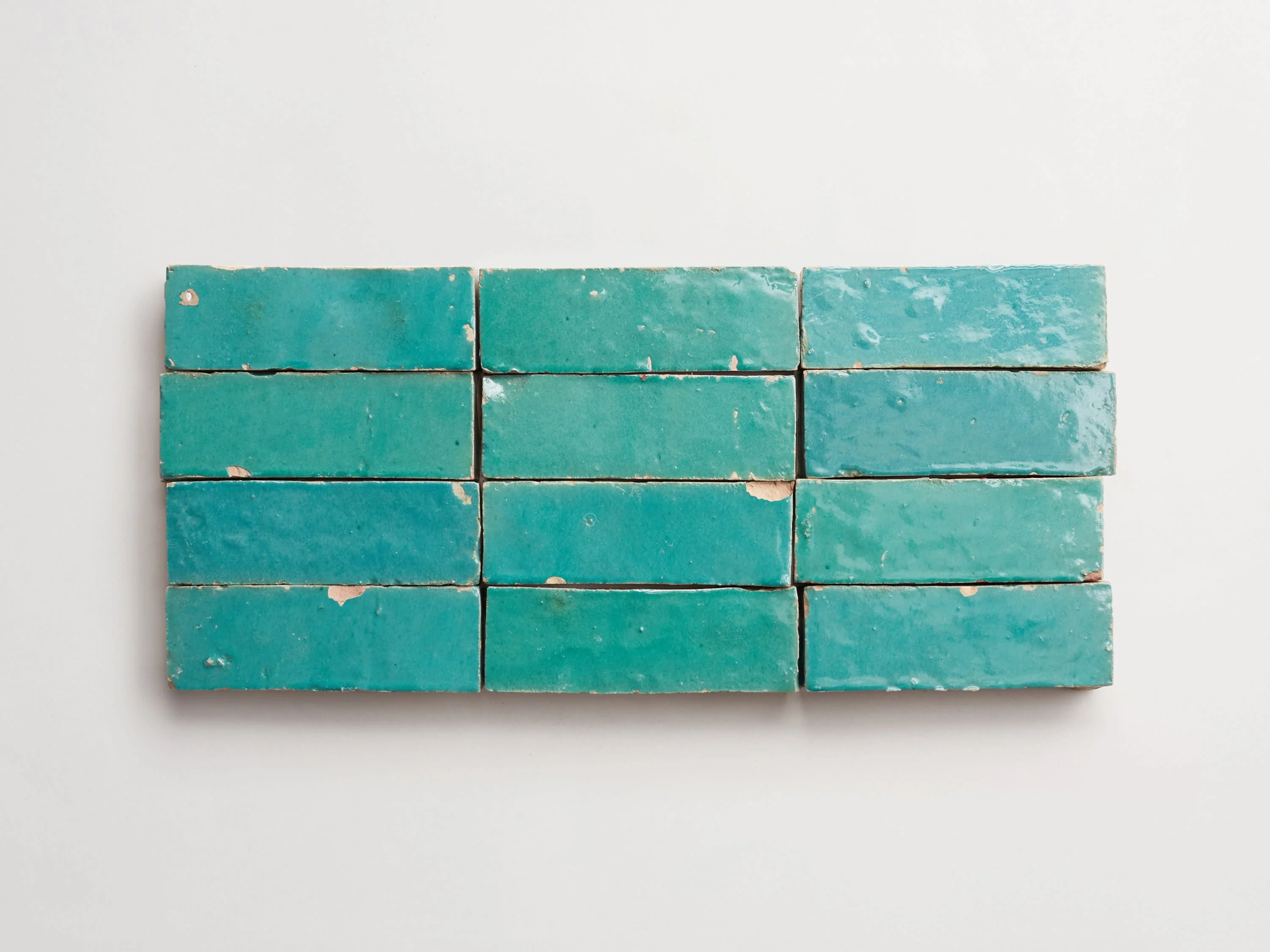zellige | forgotten turquoise | bejmat ~ 2"x6"x¾" - Image 4