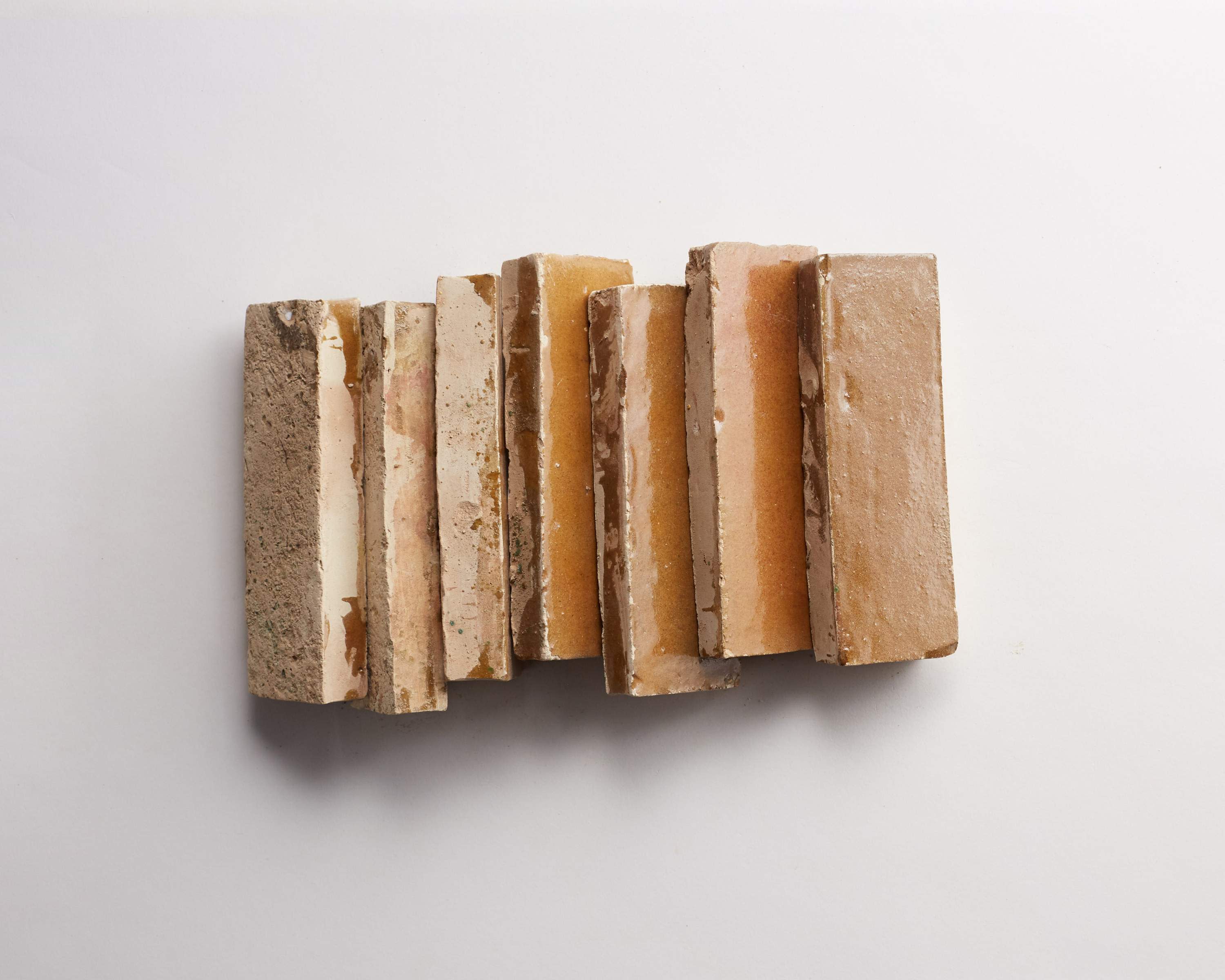 zellige | golden henna | bejmat ~ 2"x6"x¾" - Image 5