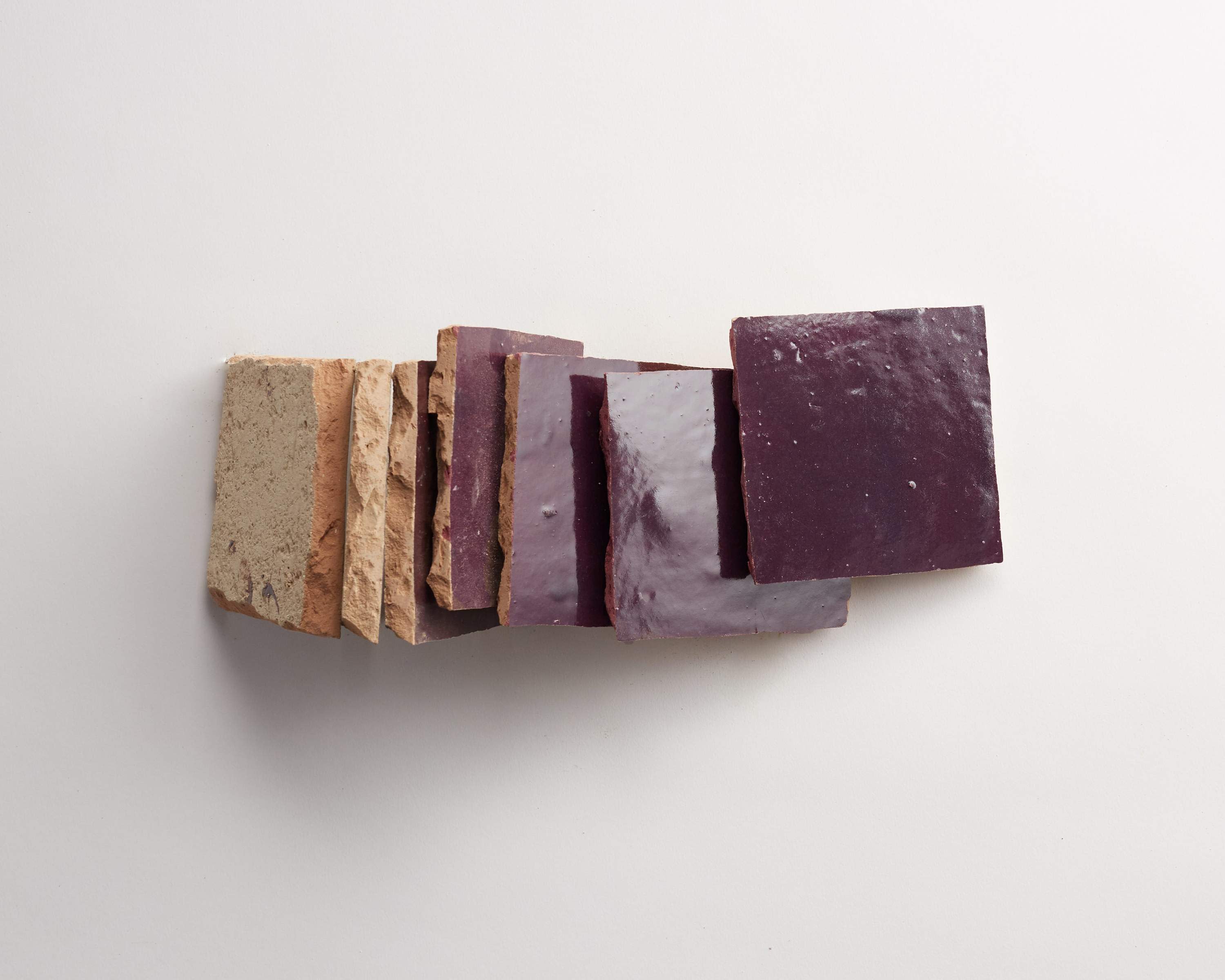 zellige | midnight port | square ~ 4"x4"x⅜" - Image 5