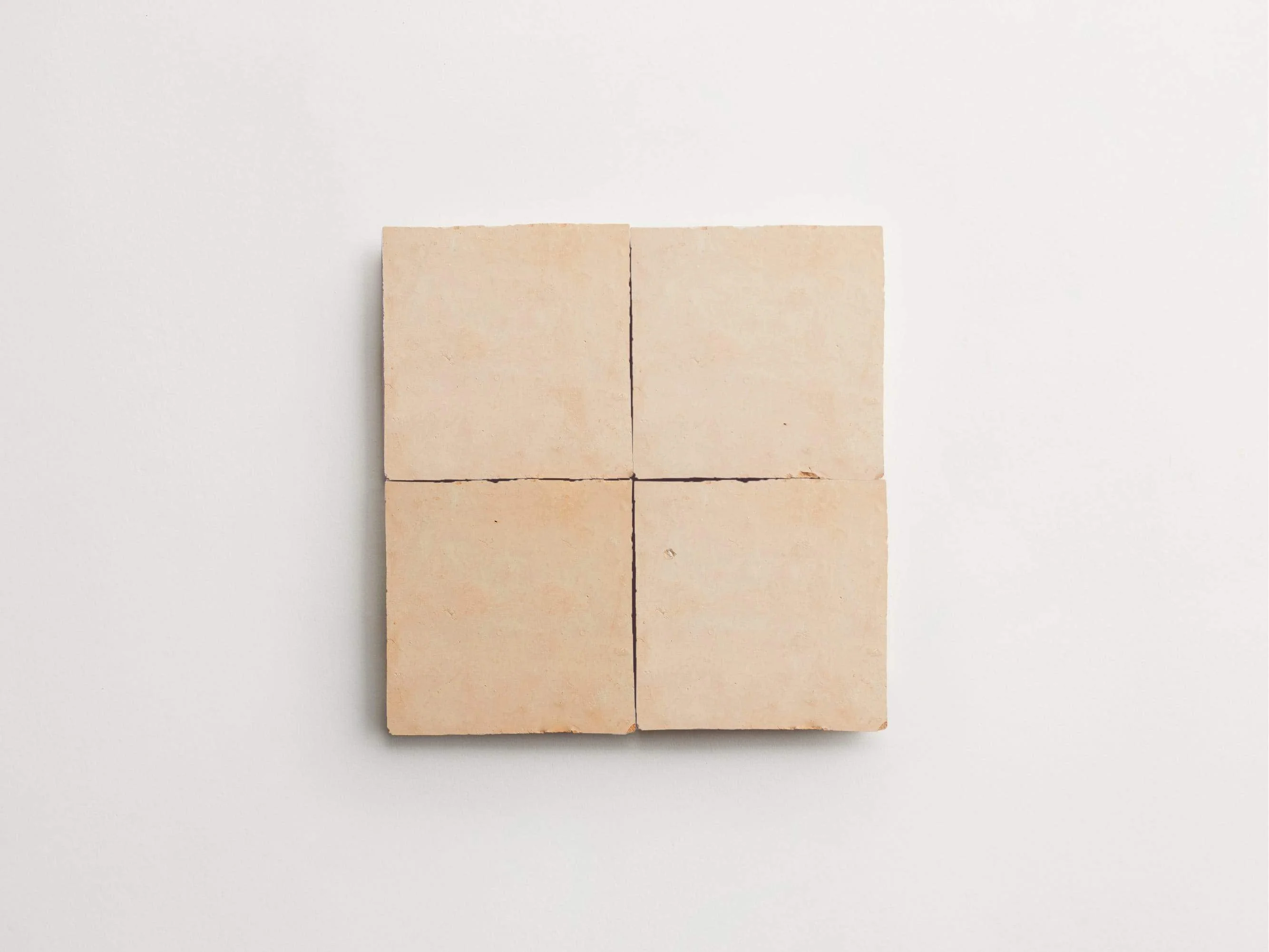 zellige | natural (unglazed) | square ~ 4"x4"x⅜" - Image 3