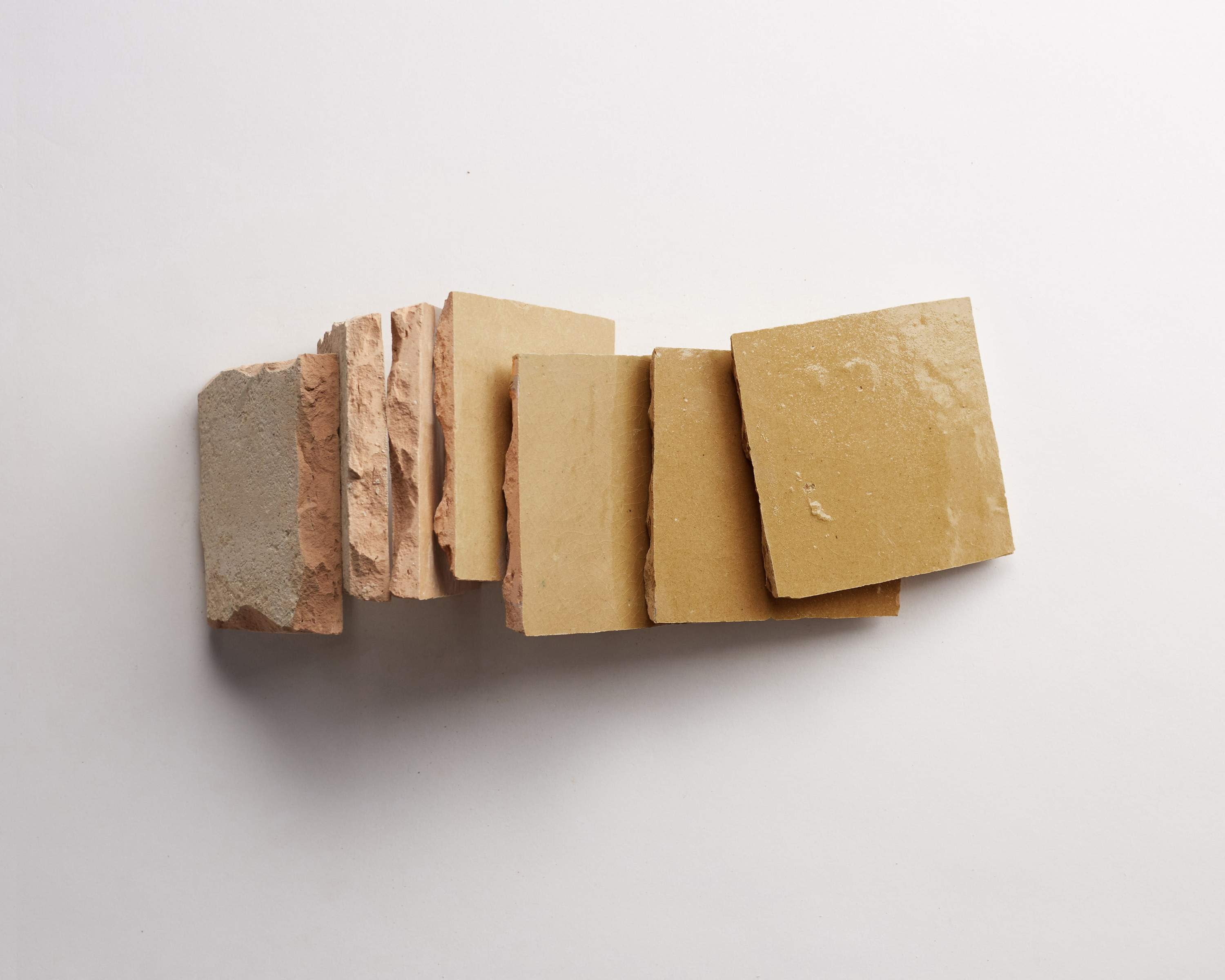 zellige | riverbed | square ~ 4"x4"x⅜" - Image 5