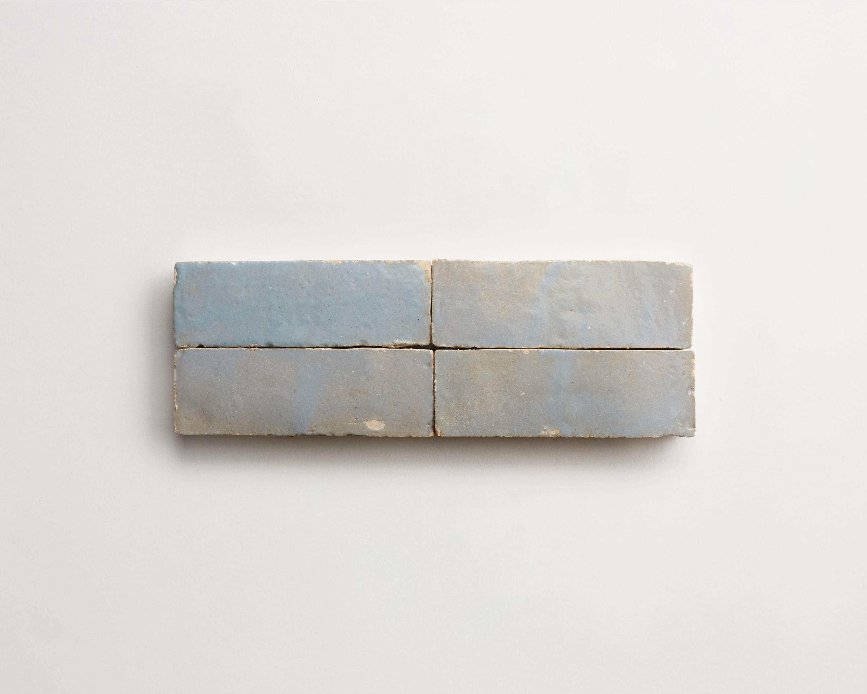 zellige | shattered pearl | bejmat ~ 2"x6"x¾" - Image 3