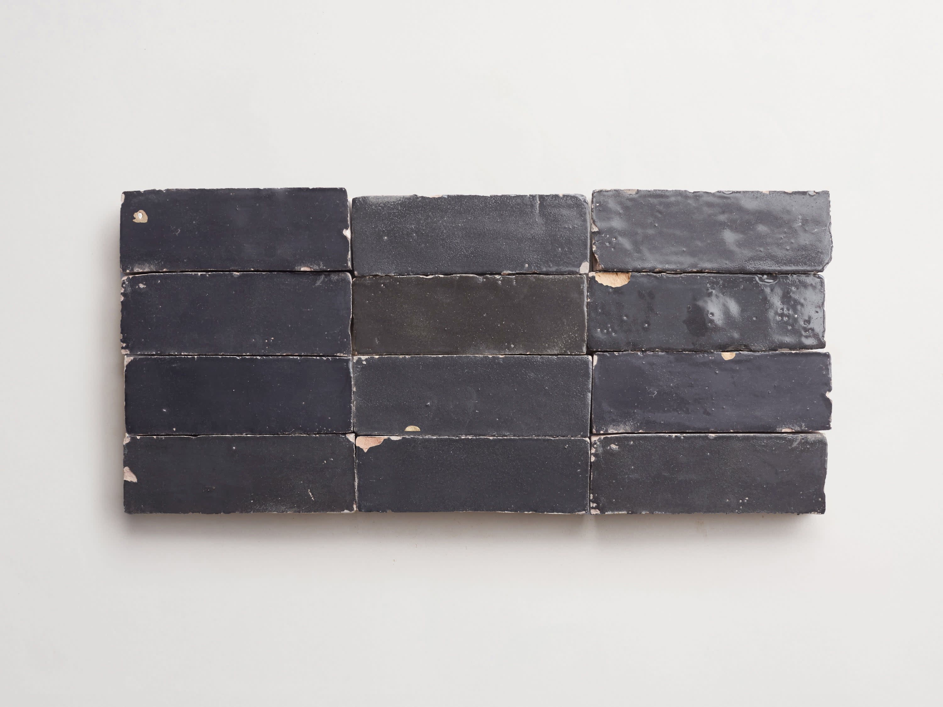 zellige | battled armor | bejmat ~ 2"x6"x¾" - Image 4